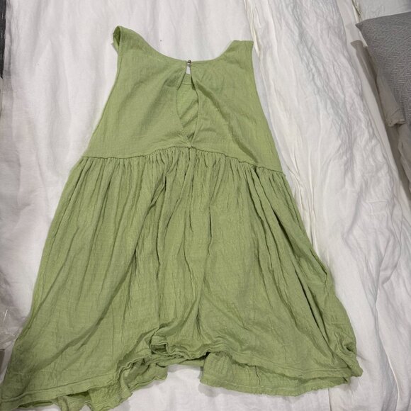 Free People I'm Still Obsessed Sleeveless Mini Dress (Misty Path) - Picture 4 of 5